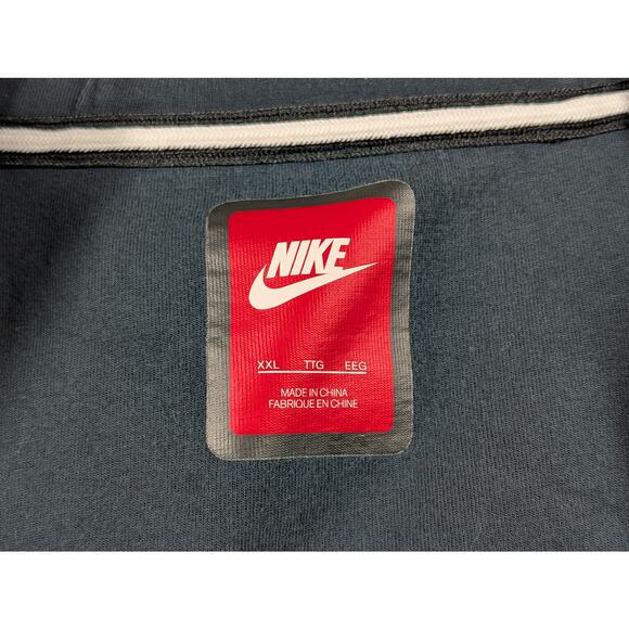 Nike Tech Essentials Full Zip Hoodie Jacket Size XXL 2XL Black *Distressed - Picture 4 of 11